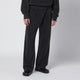 Entire Studios Washed Black Cotton Jogging Trousers