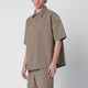 Entire Studios Beige Oversized Short-Sleeve Shirt