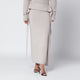 Entire Studios Light Beige Long Wool Skirt