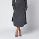 Entire Studios Smoke Grey Woolblend Midi Skirt