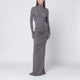 Entire Studios Long Grey Draped Dress