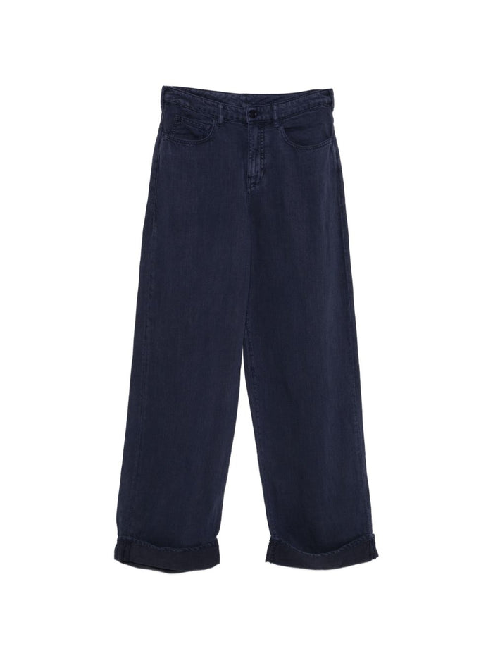 Emporio Armani Linen Blend Trousers