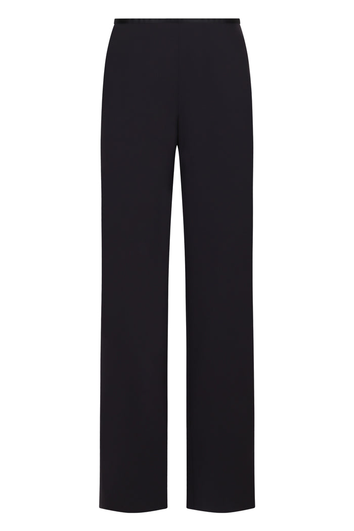 Emporio Armani Cady Texture Palazzo Trousers