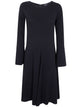 Emporio Armani Long Sleeve Stretch Dress