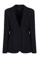 Emporio Armani Chevron Single-Breasted Blazer