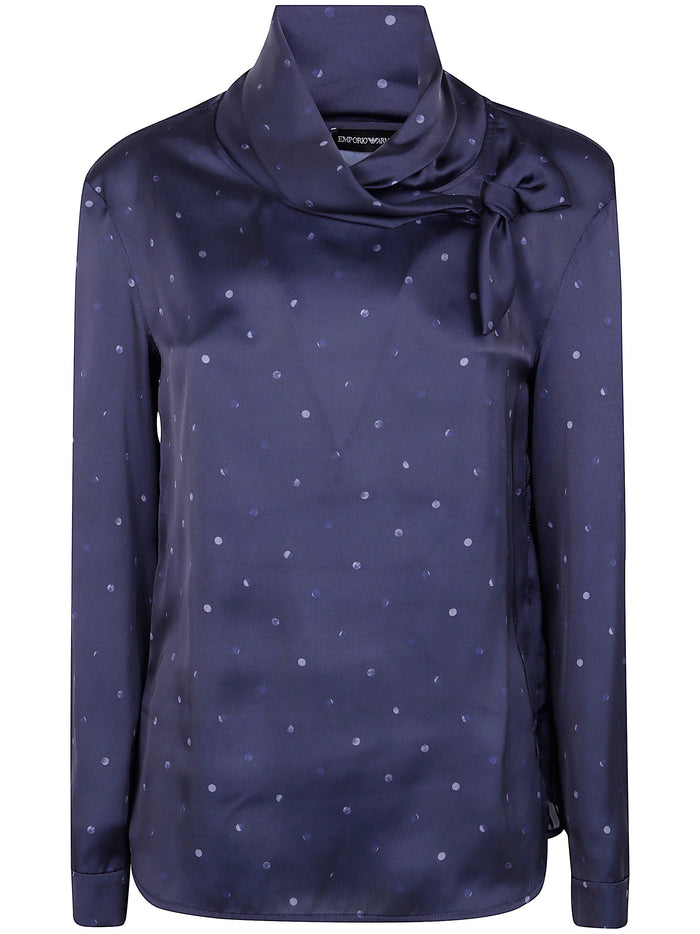 Emporio Armani Pois Dot Print Shirt