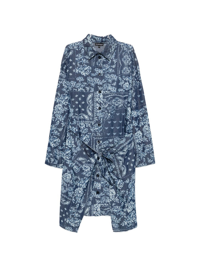 Emporio Armani Cotton Chemisier Dress