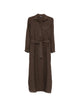 Emporio Armani Emporio Armani Belted Shirt Midi Dress