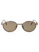 Ermenegildo Zegna Bronzo Chiaro Op / Marrone Acetate Sunglasses