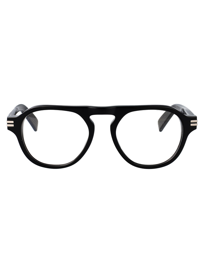 Ermenegildo Zegna Nero Lucido Acetate Glasses