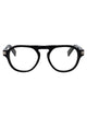 Ermenegildo Zegna Nero Lucido Acetate Glasses