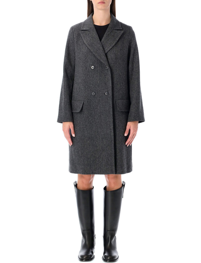 A.p.c. A.p.c. Ginny Wool Double-Breasted Coat