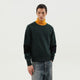 1989 Studio  Green And Yellow Turtleneck Sweater