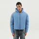 1989 Studio  Light Blue Quilted Down Jacket