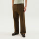 1989 Studio  Olive Green Straight Leg Cotton Pants