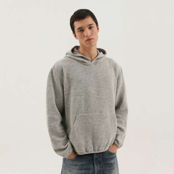 1989 Studio  Gray Knitted Hoodie