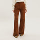 1989 Studio  Corduroy Flared Leather Pants