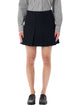 A.p.c. A.p.c. Navy Pleated Skirt