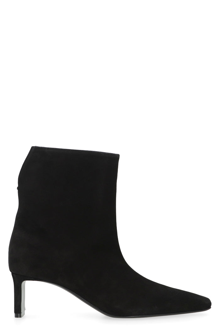 Khaite Khaite Ona Suede Ankle Boots