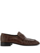 The Row Soft Penny Leather Loafers