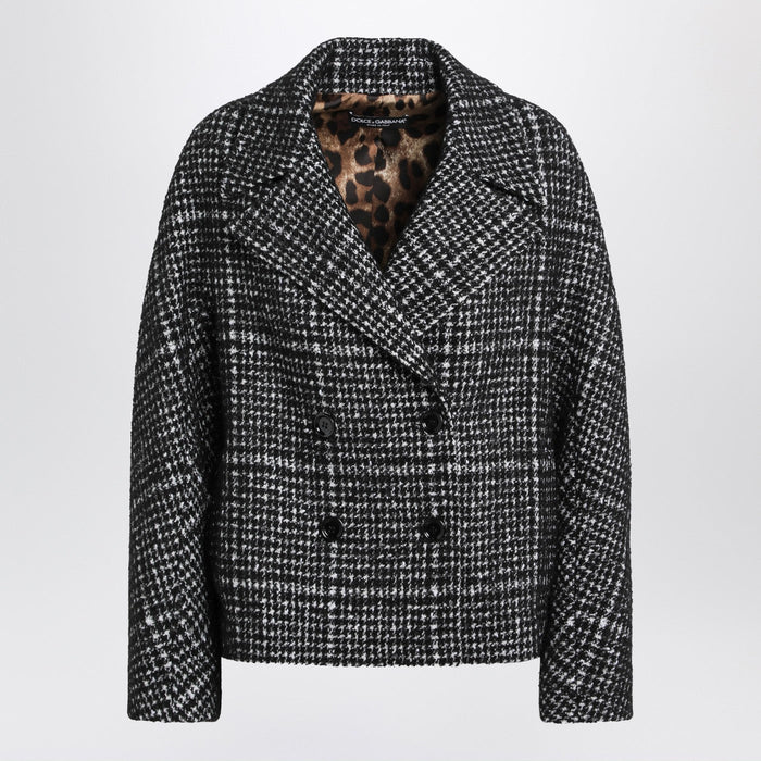 Dolce&Gabbana Black/White Houndstooth Jacket