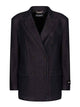 Dolce & Gabbana Black Cotton Elastan Modal Silk Lyocell Jacket