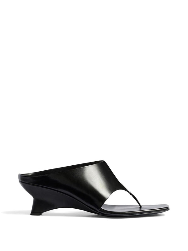 Khaite Marlow Leather Mules