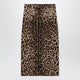 Dolce&Gabbana Leopard-Print Cady Skirt