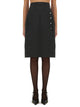 Dolce & Gabbana Wool Midi Skirt