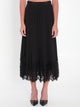 Dolce & Gabbana  Gonna Midi In Chiffon And Black Lace