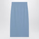 Dolce & Gabbana Light Blue Stretch Cady Skirt
