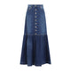 Dolce & Gabbana Denim Long Denim Skirt