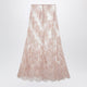 Dolce&Gabbana Chantilly Lace Midi Skirt In Pink