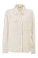 Dondup Viscose Blend Shirt Jacket
