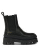 Copenhagen Black Calf Leather Ankle Boots