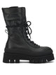 Copenhagen  Black Leather Ankle Boots