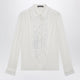 Dolce & Gabbana Silk And Lace Shirt With Ruffles