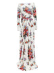 Dolce & Gabbana Long Dress With Floral Print
