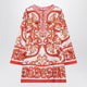 Dolce & Gabbana Maiolicaprint Silk Twill Kaftan Dress, Multicolour