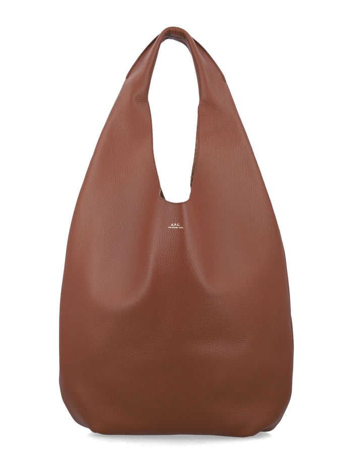 A.p.c. A.p.c. Le Neige Grained Leather Handbag