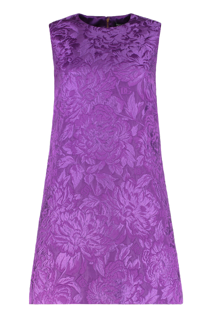 Dolce & Gabbana Mini Dress With Brocade Effect