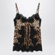 Dolce&Gabbana Leopard-Print Satin Camisole With Lace Trim
