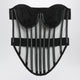 Dolce & Gabbana Black Corset Embellished With Tulle
