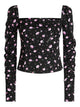 Dolce & Gabbana Carnations-Print Silk Top