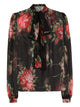 Dolce & Gabbana Rose Bouquet Print Top