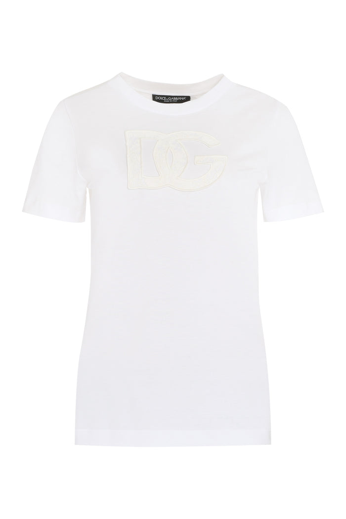 Dolce & Gabbana Cotton Crew-Neck T-Shirt
