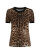 Dolce & Gabbana Leo-Print Jersey T-Shirt