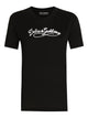 Dolce & Gabbana Black Jersey Tshirt With Embroidery