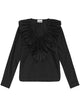 Ganni Blouse With Ruffles
