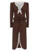 Alessandra Rich 'Polka Dot Midi' Dress